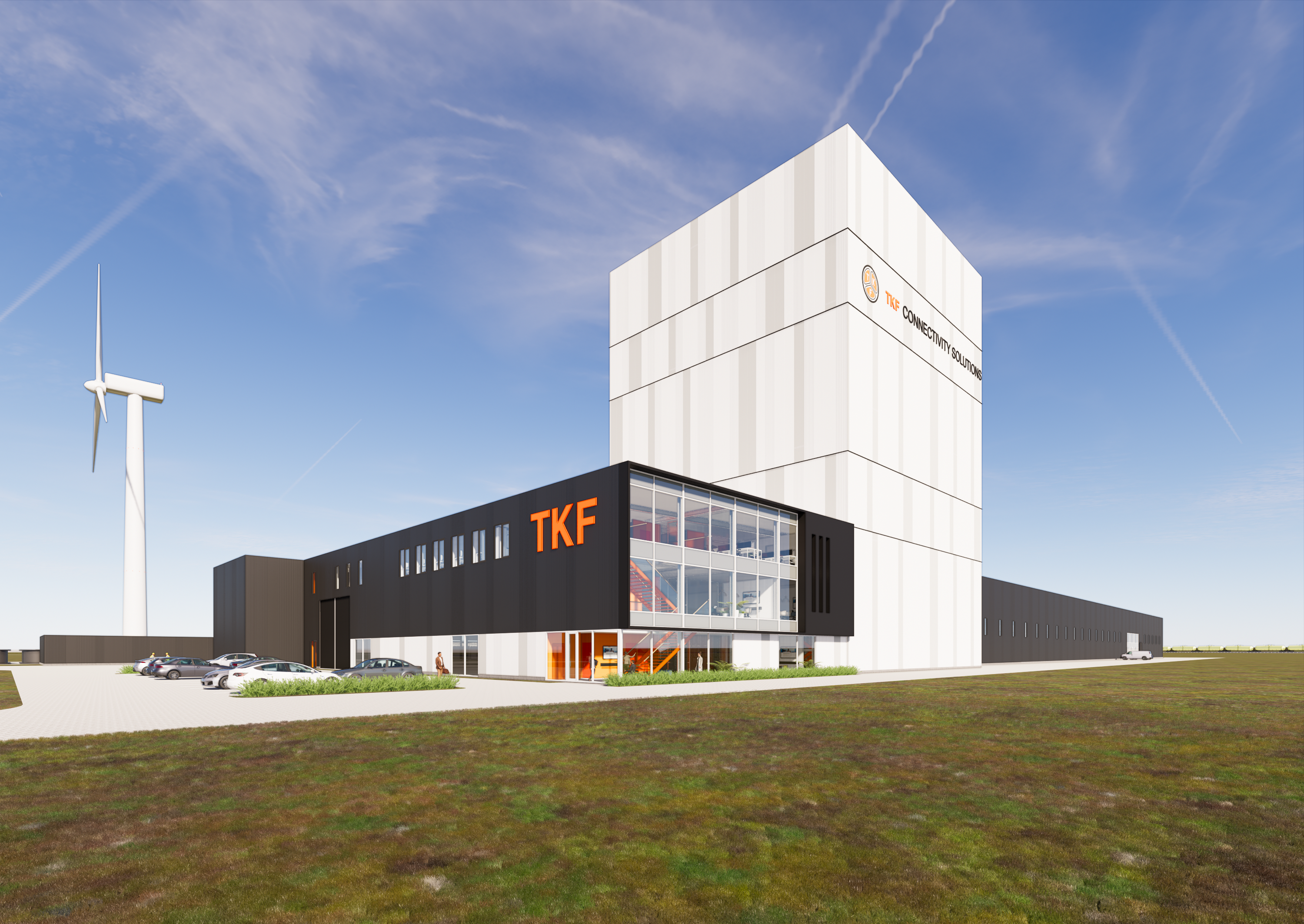 Artist impression of the TKF factory in Eemshaven