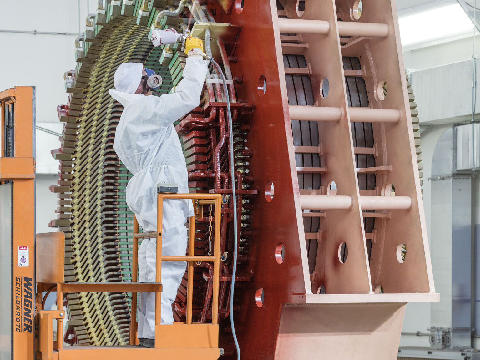 Elektrische Motoren Mitarbeiter