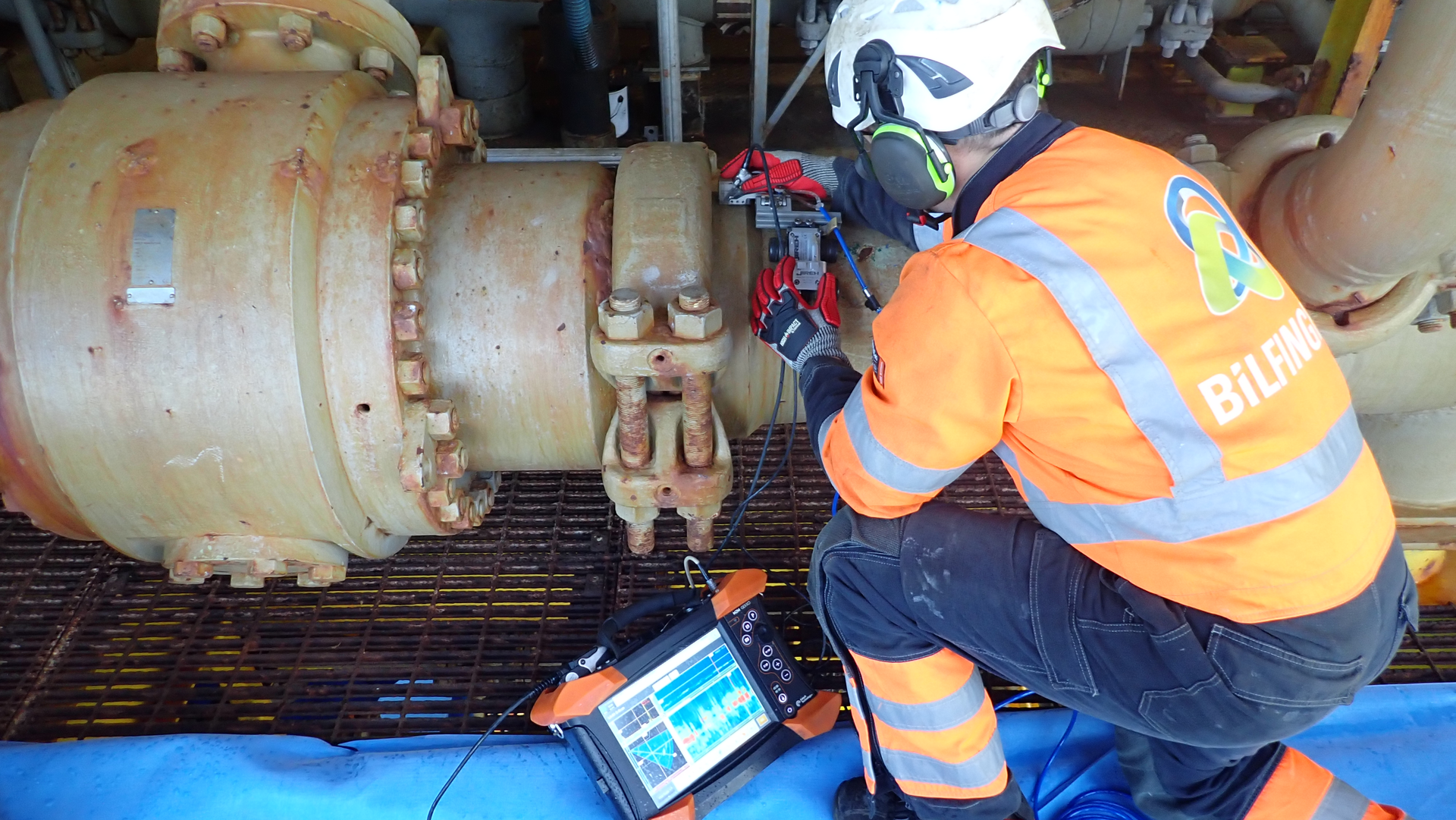 Offshore Phased Array Ultrasonic Testing