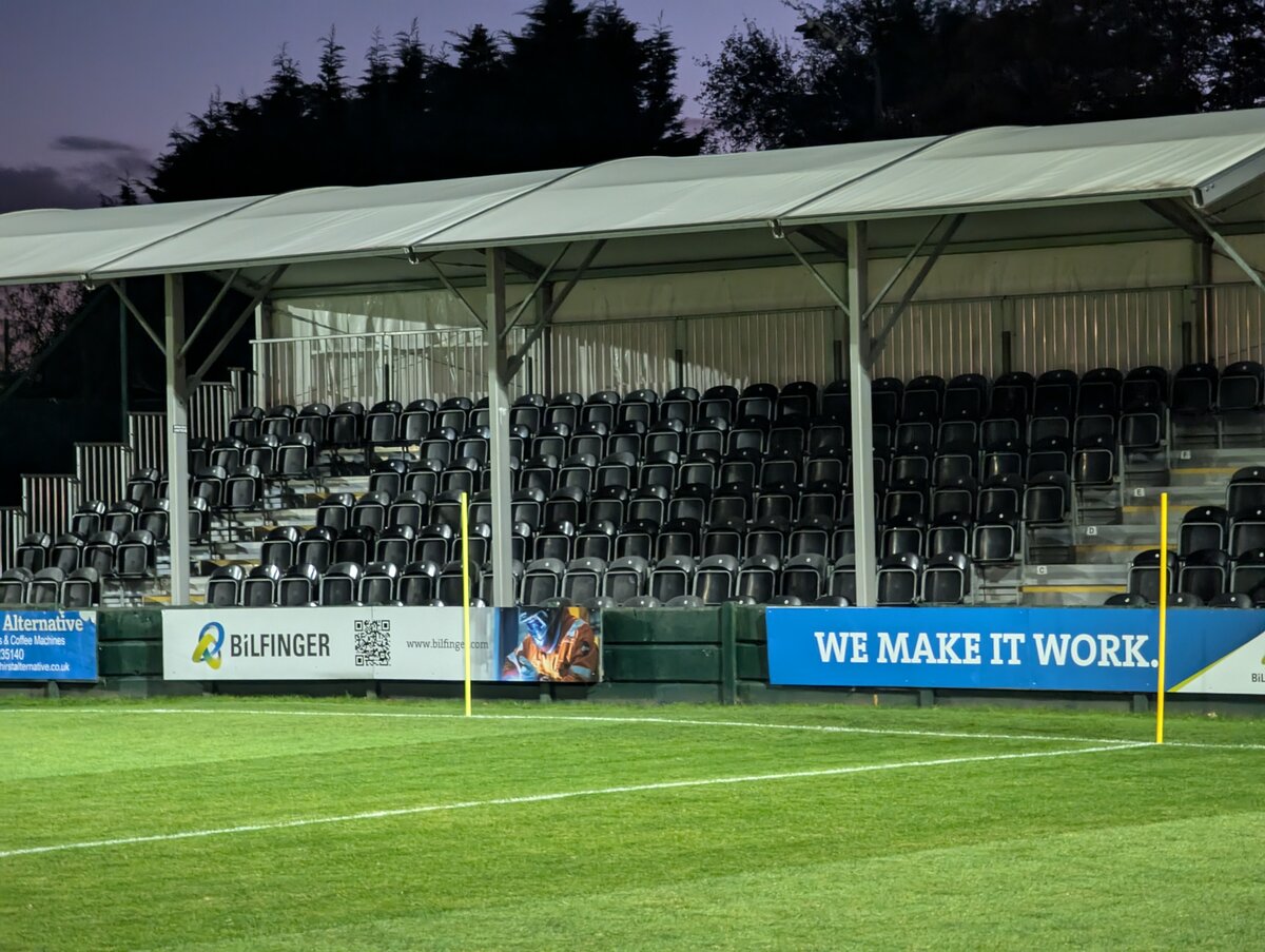Warrington Town FC The Bilfinger Stand