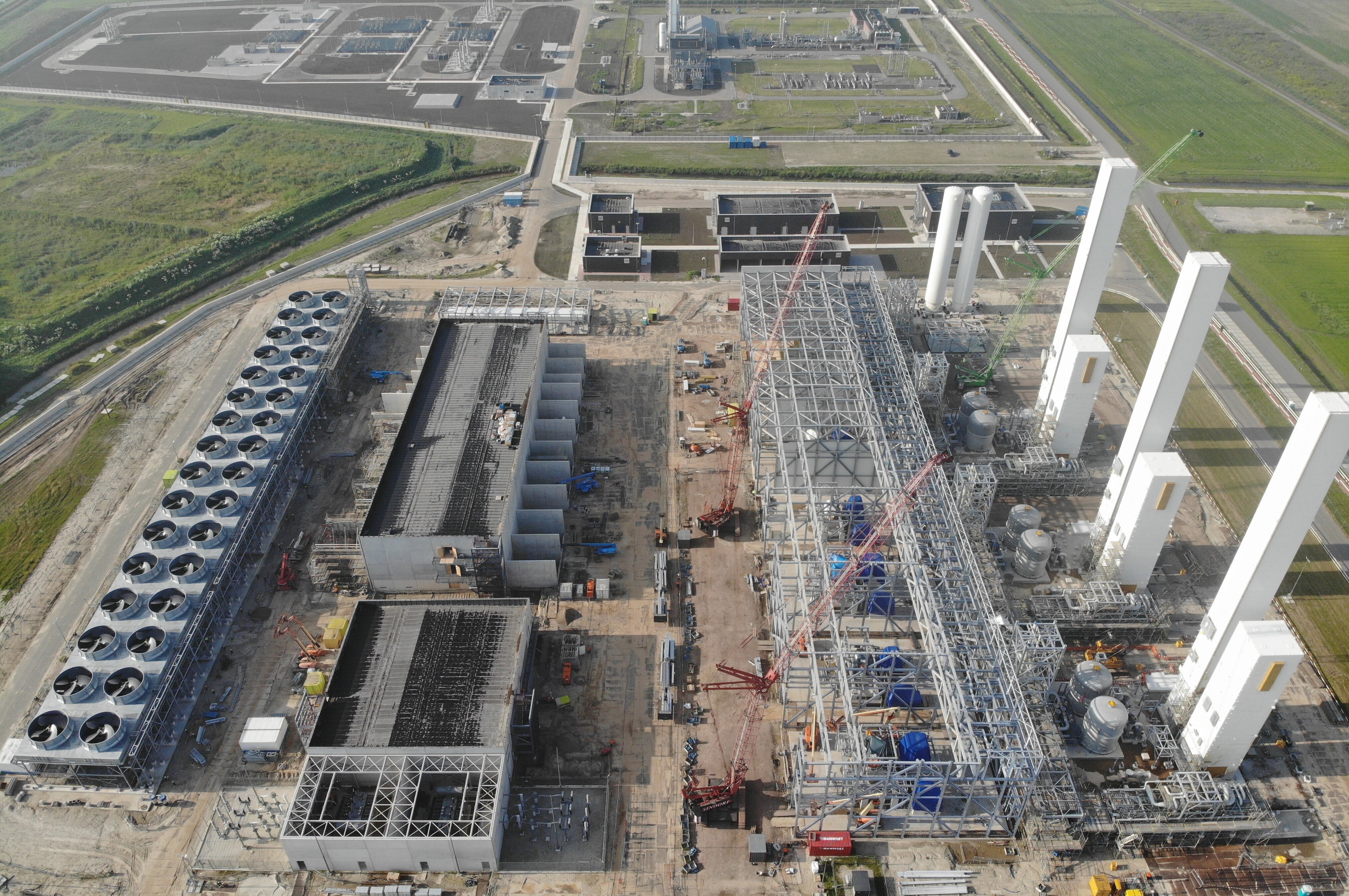 Construction of Gasunie's Zuidbroek I project